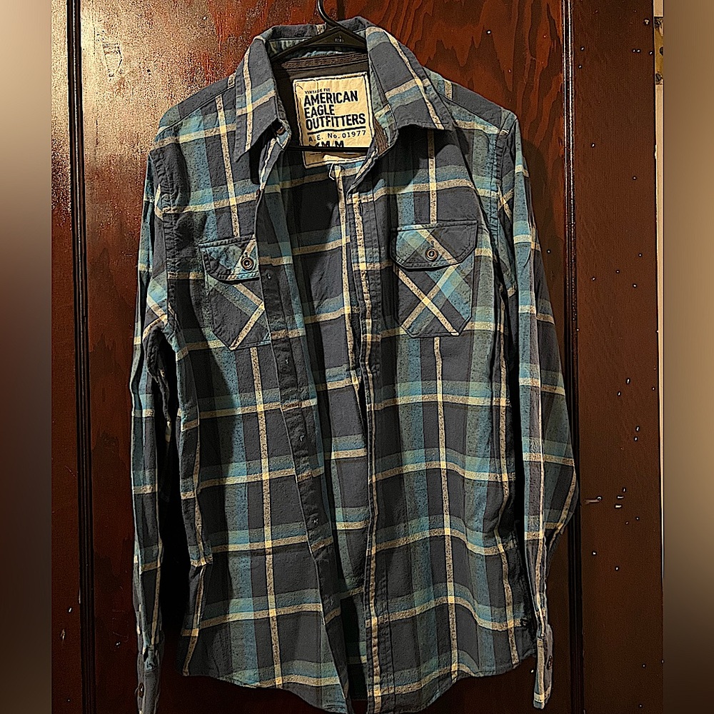 Vintage fit AE men’s flannel